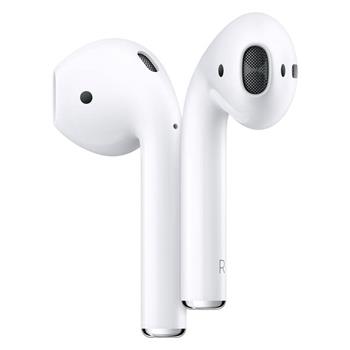 Apple - Bluetooth slúchadlá AirPods 2 s nabíjacím púzdrom, biela