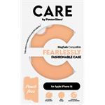 CARE - Puzdro Fearlessly s MagSafe pre iPhone 16, peachy