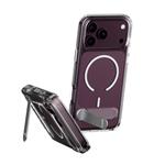 CARE - Puzdro Kickstand s bielym MagSafe pre iPhone 18 Pro Max/17 Pro Max, transparentná