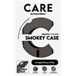 CARE - Puzdro Smokey s MagSafe pre iPhone 16 Plus, čierna