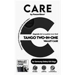 CARE - Puzdro Wallet Tango Two-In-One s QI pre Samsung Galaxy S25 Edge, čierna