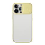 case&me - Puzdro Slide pre iPhone 13 Pro, žltá