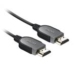 Ekon - Kábel HDMI v2.0, poniklovaný, 1,8 m, čierna