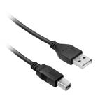 Ekon - Kábel USB-A M/USB-B M, 5 W, 1,8 m, čierna