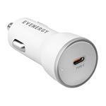 EVENERGY - Autoadaptér USB-C, 15 W, biela