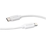 EVENERGY - Kábel USB-C/MFI Lightning, 18 W, 1 m, biela