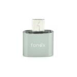 Fonex - Adaptér OTG/Micro-USB, sivá