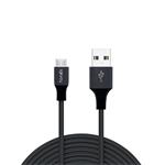 Fonex - Kábel USB/Micro USB Speed Charge 12 W, 1 m, čierna
