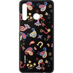 Huawei - Puzdro Flower case pre Huawei P30 Lite, čierna