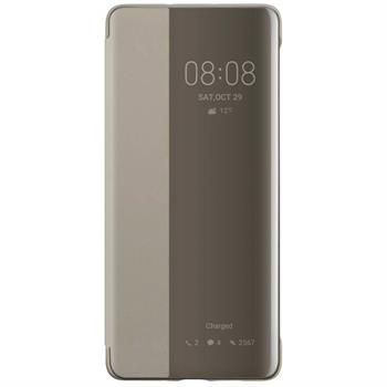 Huawei - Puzdro knižkové, Smart View pre Huawei P30 Pro, khaki