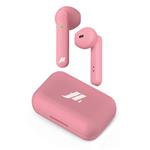 Music Hero - Bluetooth slúchadlá TWS Beat, 300 mAh nabíjacie puzdro, ružová