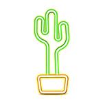 Music Hero - LUME Neónová nástenná lampa Cactus Glow On