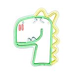 Music Hero - LUME Neónová nástenná lampa Dino Roar On