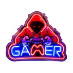 Music Hero - LUME Neónová nástenná lampa Gamer Mode On