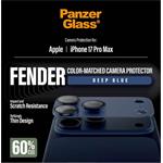 PanzerGlass - Ochranný kryt objektívu Fender pre iPhone 17 Pro Max, modrá