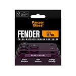 PanzerGlass - Ochranný kryt objektívu Fender pre iPhone 18 Pro, dark cherry