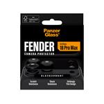 PanzerGlass - Ochranný kryt objektívu Fender pre iPhone 18 Pro Max, black currant