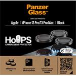 PanzerGlass - Ochranný kryt objektívu Hoops pre iPhone 13 Pro/13 Pro Max, čierna