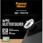 PanzerGlass - Ochranný kryt objektívu Hoops pre iPhone 17 Air, glitter silver