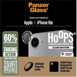 PanzerGlass - Ochranný kryt objektívu Hoops pre iPhone 17e/16e, číra