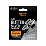 PanzerGlass - Ochranný kryt objektívu Hoops pre iPhone 18 Pro/18 Pro Max, glitter silver