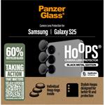 PanzerGlass - Ochranný kryt objektívu Hoops pre Samsung Galaxy S25, čierna