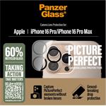 PanzerGlass - Ochranný kryt objektívu PicturePerfect pre iPhone 16 Pro/16 Pro Max, číra