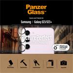 PanzerGlass - Ochranný kryt objektívu PicturePerfect pre Samsung Galaxy S23+/S23, čierna