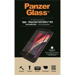 PanzerGlass - Tvrdené sklo Case Friendly AB pre iPhone SE 2022/SE 2020/8/7/6s/6, čierna