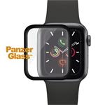 PanzerGlass - Tvrdené sklo Curved Glass pre Apple Watch SE/6/5/4 44 mm, čierna