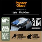 PanzerGlass - Tvrdené sklo Full Body Slim pre Apple Watch 42 mm, čierna