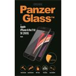 PanzerGlass - Tvrdené sklo pre iPhone SE 2022/SE 2020/8/7/6s/6, čierna