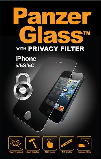 PanzerGlass - Tvrdené sklo Privacy pre iPhone SE/5C/5S/5