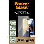 PanzerGlass - Tvrdené sklo UWF Eyecare s aplikátorom pre iPhone 16 Pro Max, čierna