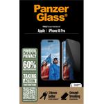 PanzerGlass - Tvrdené sklo UWF Privacy s aplikátorom pre iPhone 16 Pro, čierna