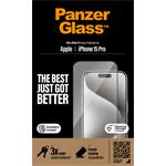 PanzerGlass - Tvrdené sklo UWF s aplikátorom pre iPhone 15 Pro, čierna