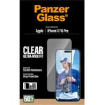 PanzerGlass - Tvrdené sklo UWF s aplikátorom pre iPhone 17/16 Pro, čierna