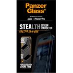 PanzerGlass - Tvrdené sklo UWF Stealth s Fastfit pre iPhone 17 Pro, čierna