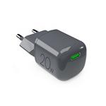 PURO - Cestovný adaptér MiniPro USB-C, GaN, 20 W, black oyster