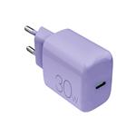 PURO - Cestovný adaptér PRO LITE, USB-C, PD 30 W, ružová