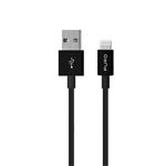 PURO - Kábel USB-A/MFI Lightning, 12 W, Plain, 1 m, čierna