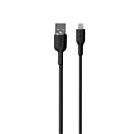 PURO - Kábel USB-A/MFI Lightning, 12 W, Soft, 1,5 m, čierna