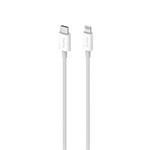 PURO - Kábel USB-C/MFI Lightning, 20 W, Plain, 1 m, biela