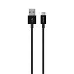 PURO - Kábel USB-C/USB-A, 10 W, 1 m, čierna