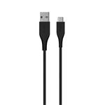 PURO - Kábel USB-C/USB-A, 30 W, Plain, 1 m, čierna