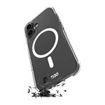 PURO - Puzdro Impact Clear D3O s MagSafe pre iPhone 17, transparentná