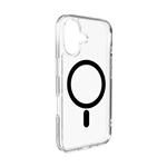PURO - Puzdro LITE MAG s MagSafe pre iPhone 17, transparentná/čierna