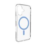 PURO - Puzdro LITE MAG s MagSafe pre iPhone 17, transparentná/modrá