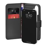 PURO - Puzdro Wallet Stand pre iPhone 17, odnímateľné, čierna