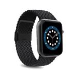 PURO - Remienok LOOP pre Apple Watch 42/44/45/49 mm, nylon, čierna